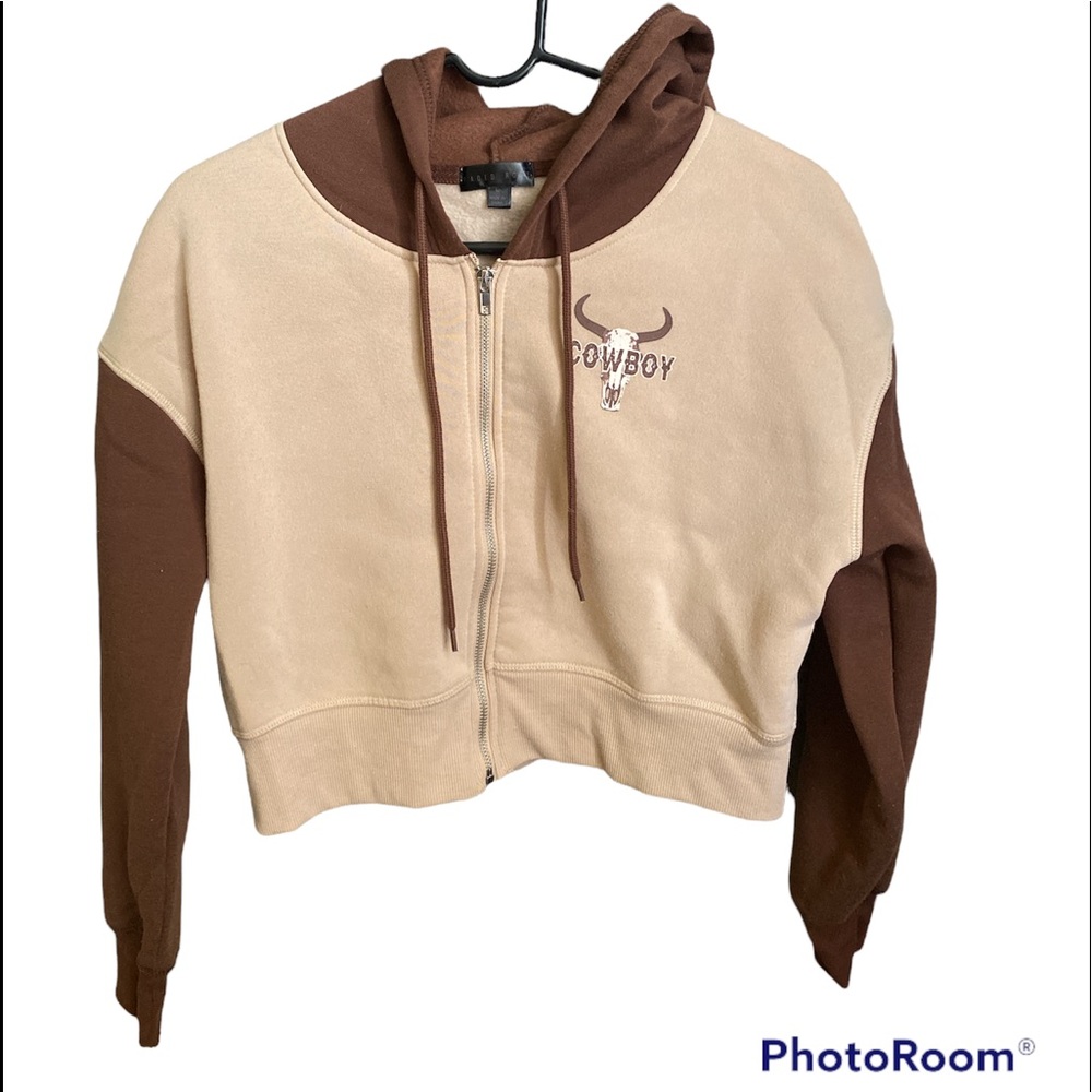 Cowboy crop sweater